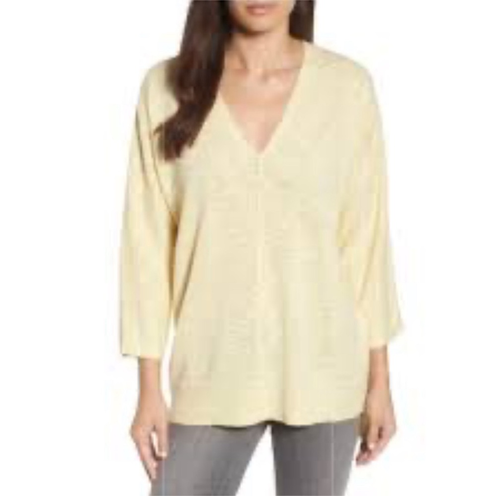 EILEEN FISHER Sunshine Organic Linen/Cotton. VGUC Size M.